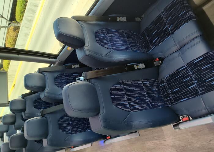 Coach seating close-up